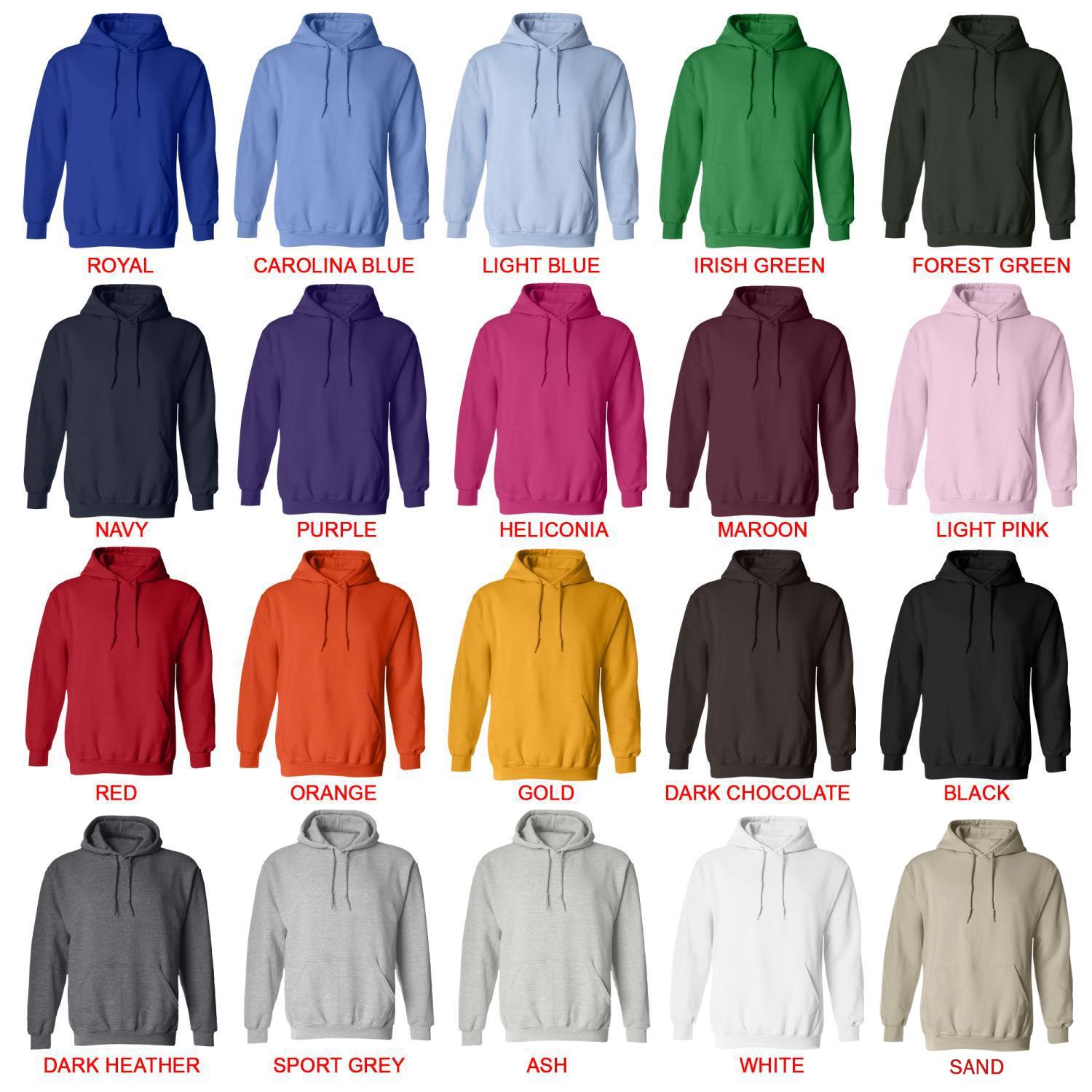 hoodie color chart - Hannibal Merch