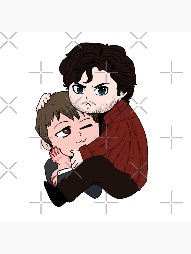 Hannigram Chibi Cute Throw Pillow - Image 2
