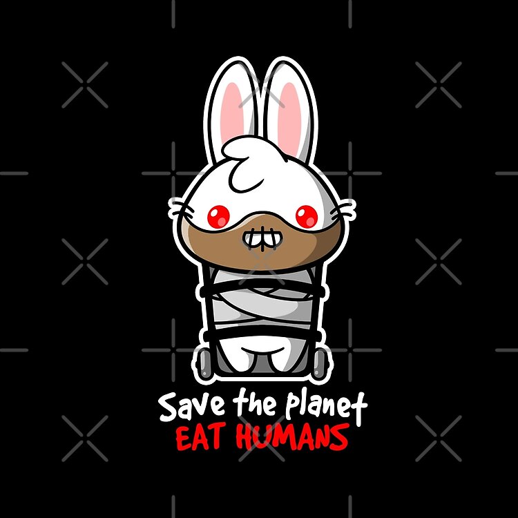 Hannibal Lecter Bunny Tote Bag - Image 2