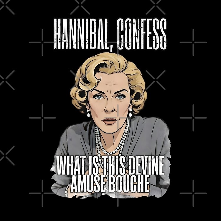 Hannibal S Divine Amuse Bouche Archer Style Tote Bag - Image 2