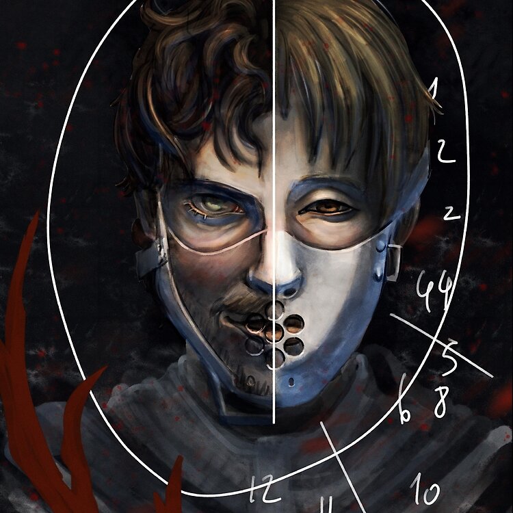 Two Sides Hannibal Lecter Tote Bag - Image 2