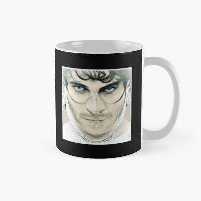 Will Graham With Mask Monochrome Charcoal Mug