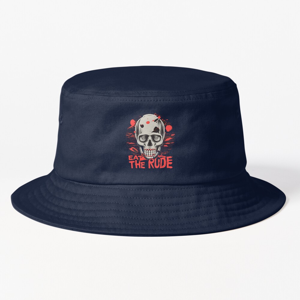 Eat The Rude Creepy Hannibal Bucket Hat