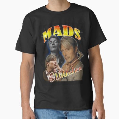 Mads Mikkelsen Bootleg Design T-shirt