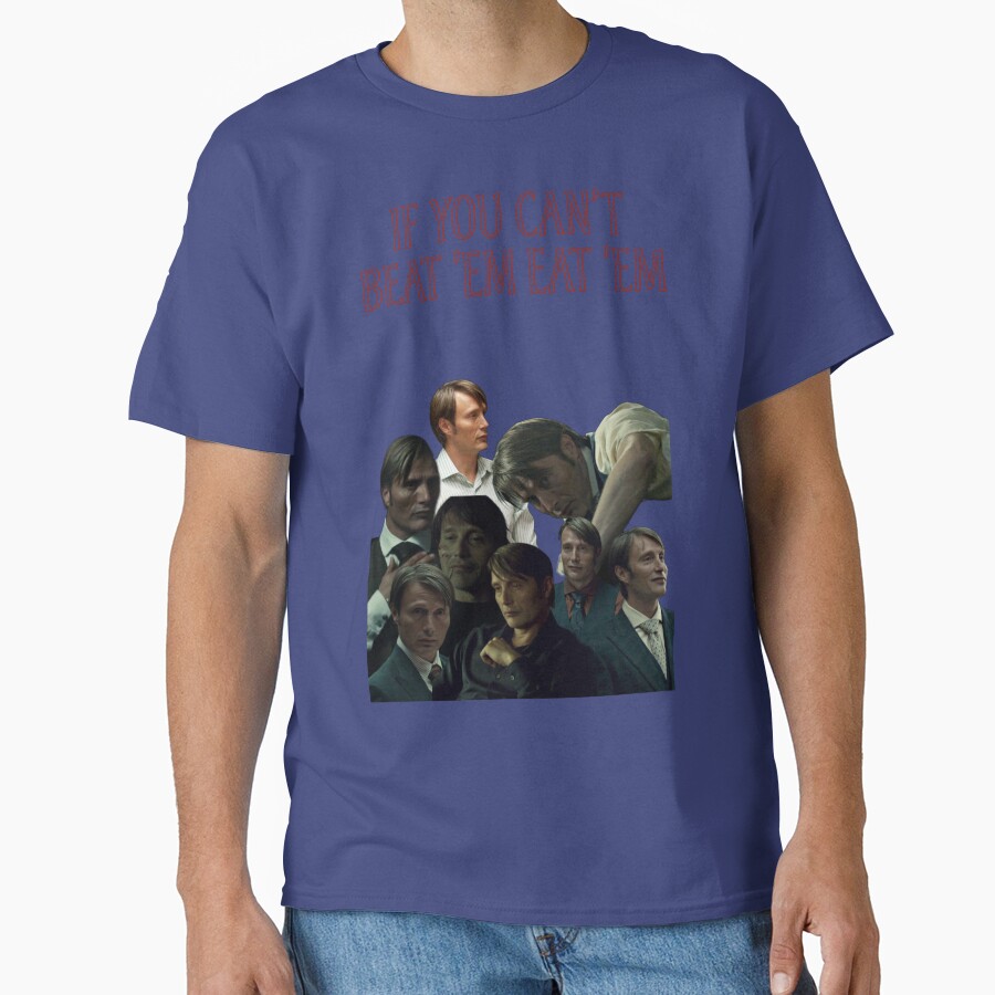 Hannibal Lecter If You Can T Beat Em Eat Em T-shirt - Image 4
