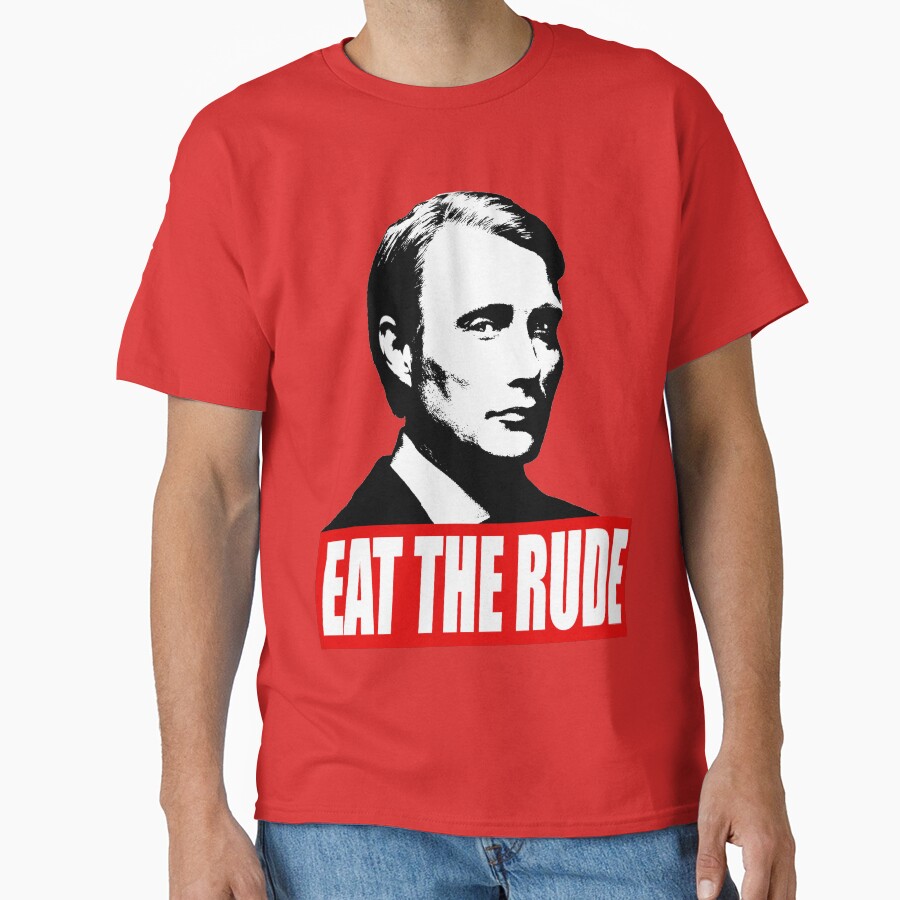 Eat The Rude Hannibal Dark T-shirt - Image 5