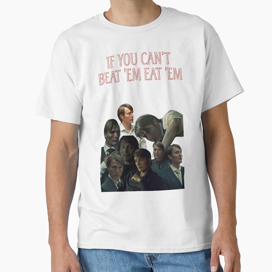 Hannibal Lecter If You Can T Beat Em Eat Em T-shirt - Image 2