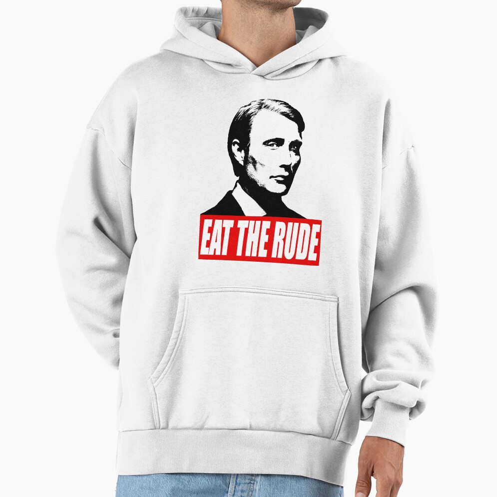 Eat The Rude Hannibal Dark Hoodie - Image 2