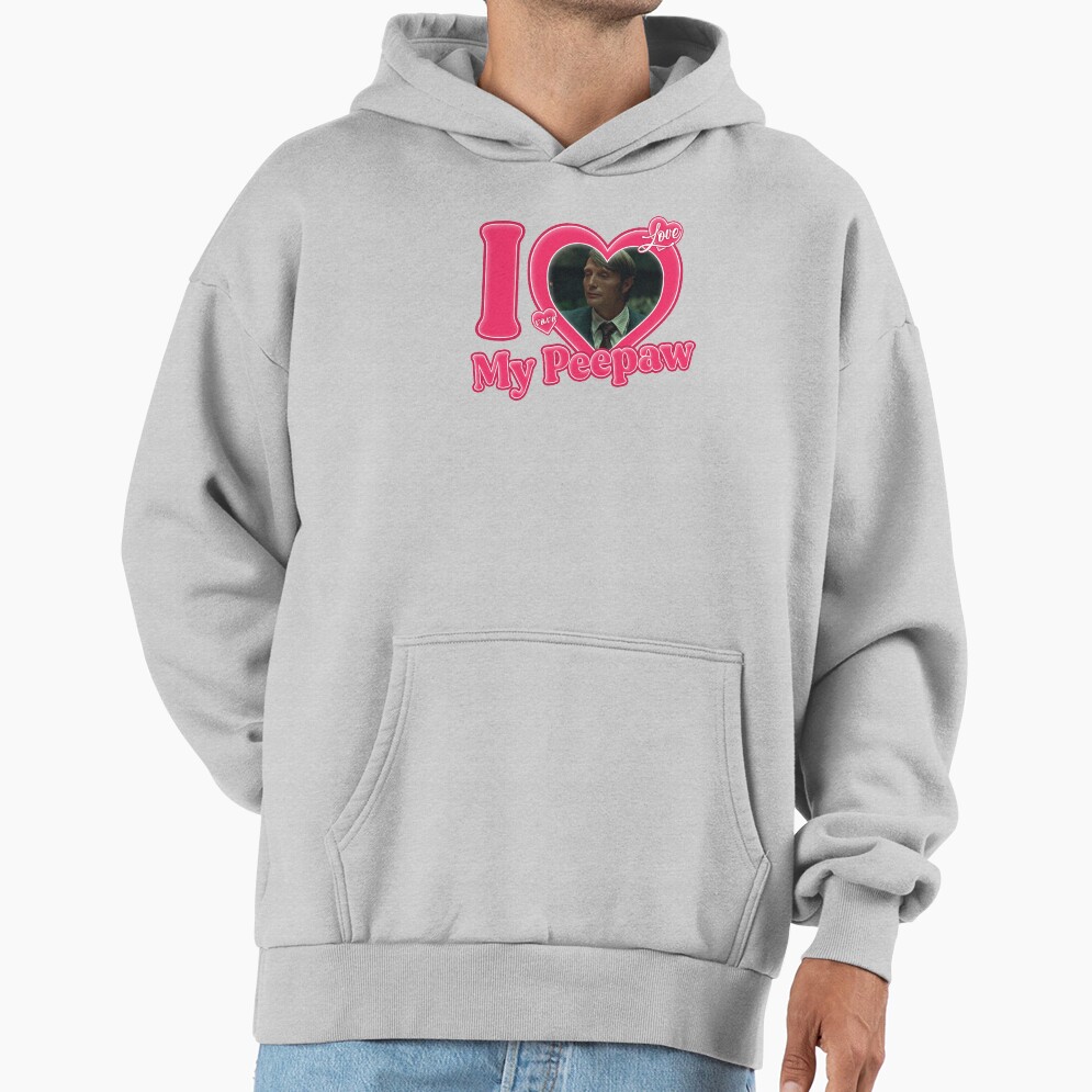 I Love My Peepaw Mads Mikkelsen Hoodie - Image 4