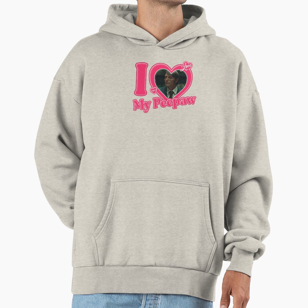 I Love My Peepaw Mads Mikkelsen Hoodie - Image 3