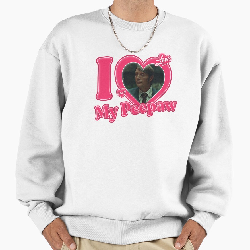 I Love My Peepaw Mads Mikkelsen Sweatshirt - Image 2
