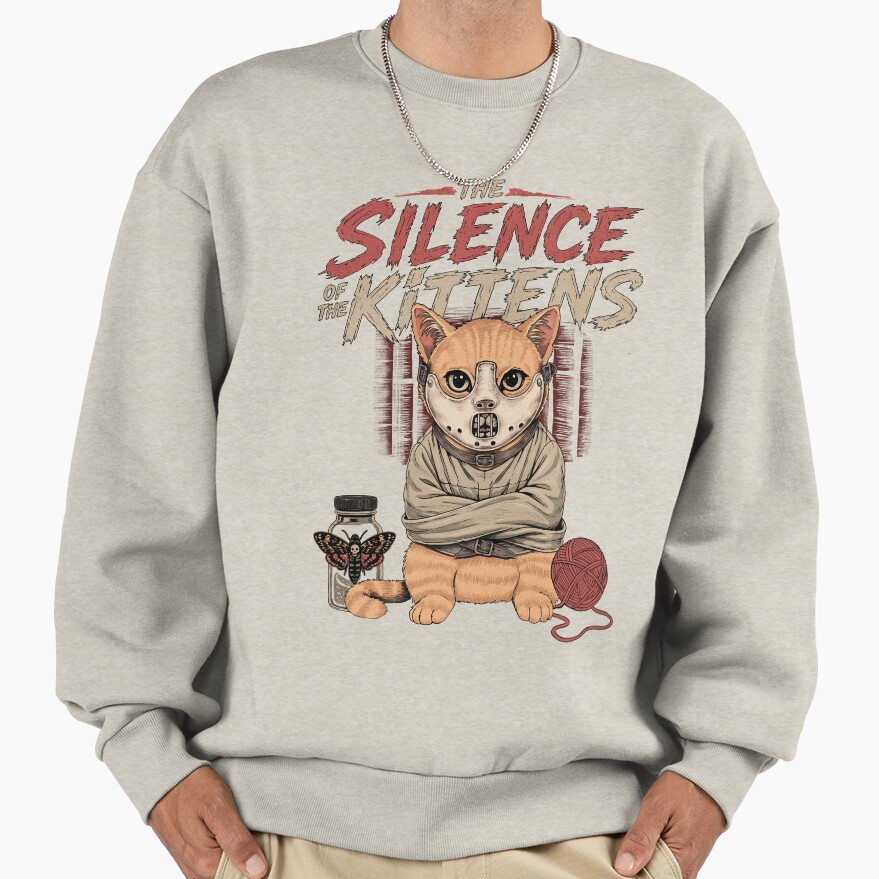 Silence Of The Kittens Sweatshirt - Image 3