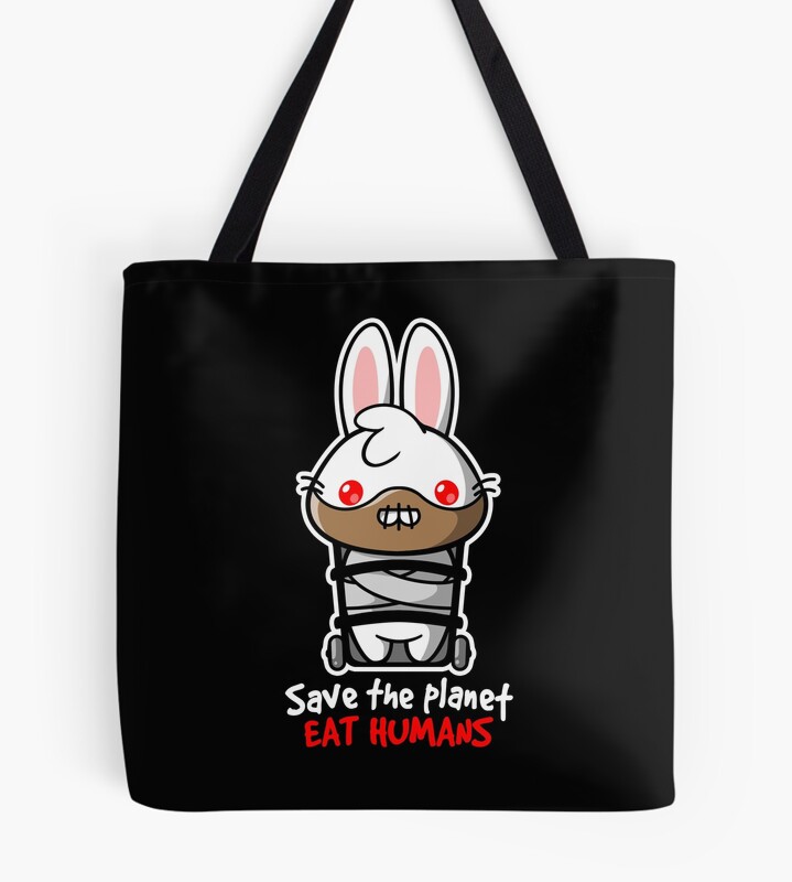 Hannibal Lecter Bunny Tote Bag