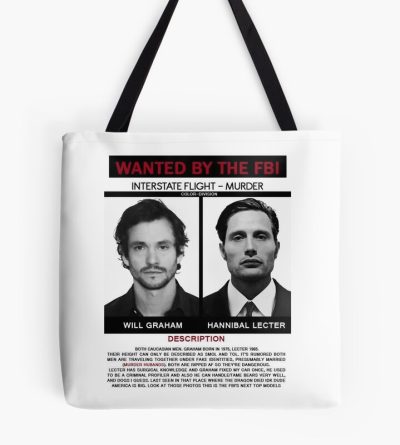 Hannibal Lecter And Will Graham Tote Bag