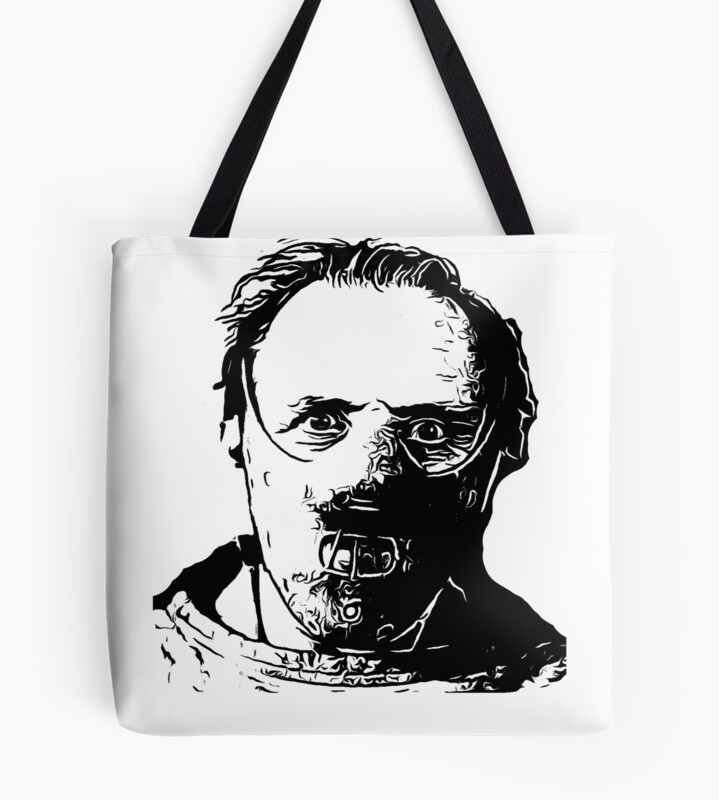 Hannibal Lecter Creepy Tote Bag