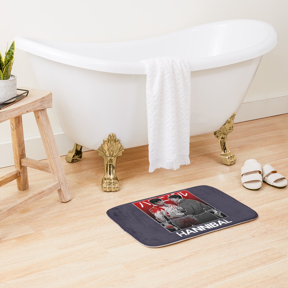 Hannigram Hannibal Lecter Horror Bath Mat - Image 2