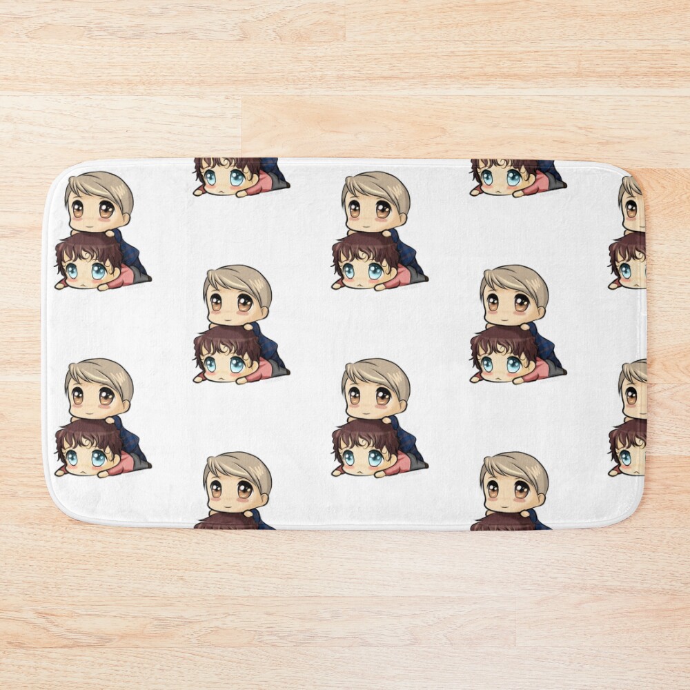Hannibal And Will Hannigram Chibi Bath Mat