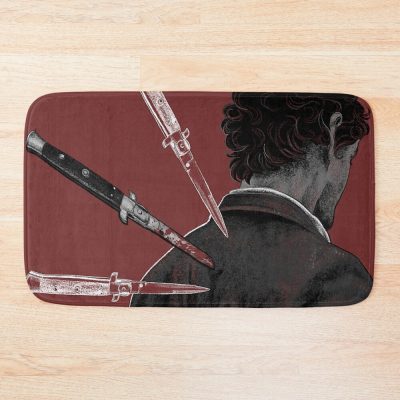Hannibal Lecter Like Knives Bath Mat
