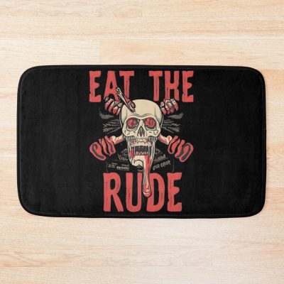 Eat The Rude Hannibal Lecter Scary Bath Mat