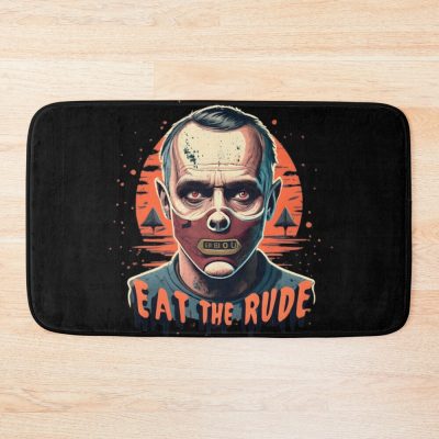 Eat The Rude Hannibal Lecter Hot Bath Mat