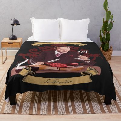 From Aperitif To Digestivo Hannibal Lecter Throw Blanket