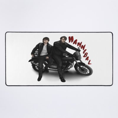 Hannibal And Will On Motorcycle Mouse Pad