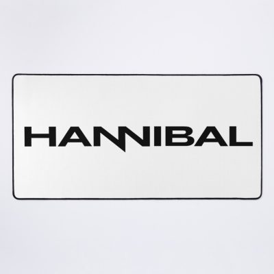Hannibal Logo Black Mouse Pad