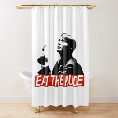 Eat The Rude Hannibal Shower Curtain