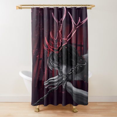 Hannibal Lecter Caged Shower Curtain