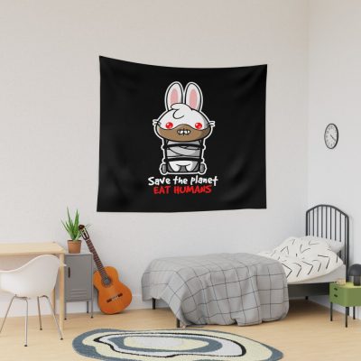 Hannibal Lecter Bunny Tapestry