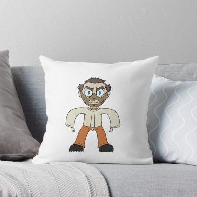 Hannibal Lecter Chibi Cute Throw Pillow
