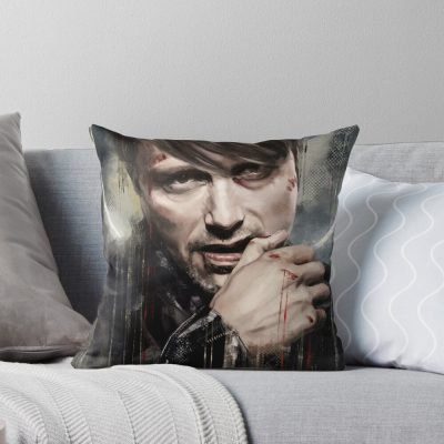 Canonization Hannibal Lecter Throw Pillow