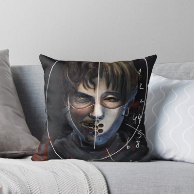 Two Sides Hannibal Lecter Throw Pillow