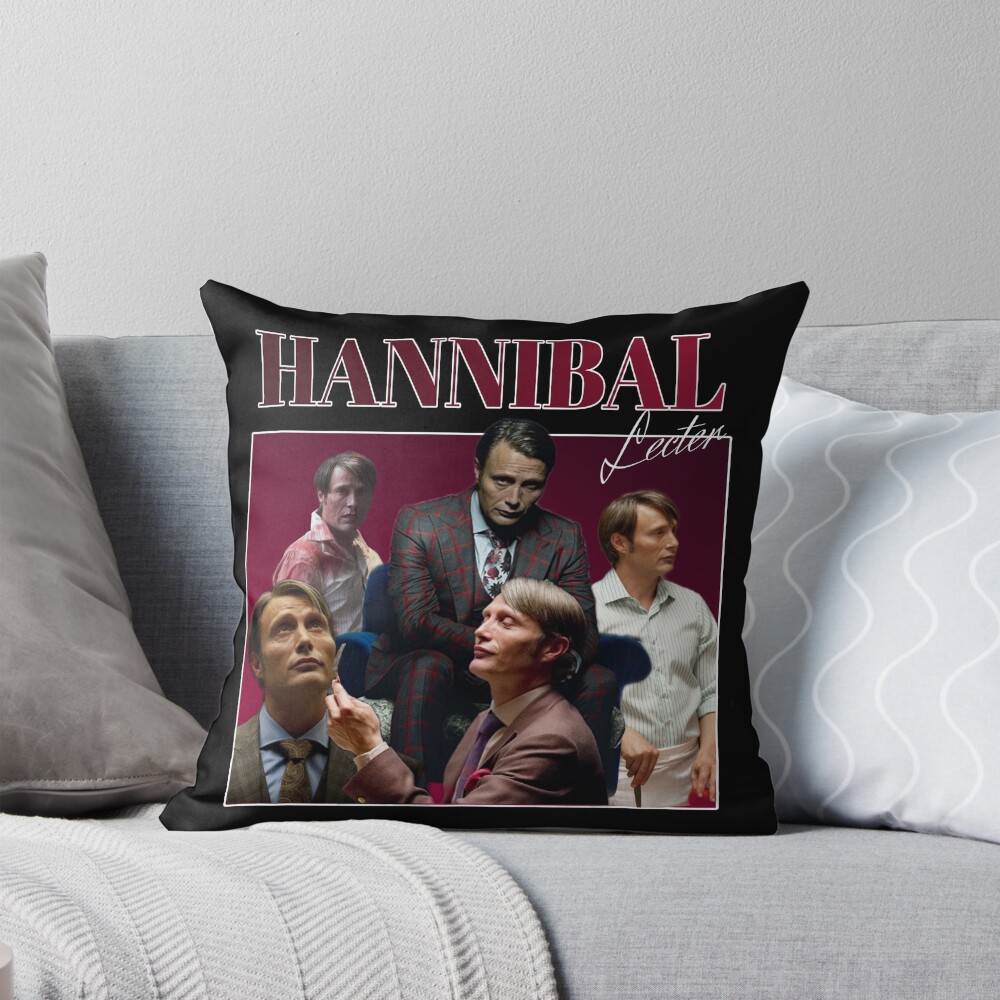Hannibal Lecter New Design Throw Pillow