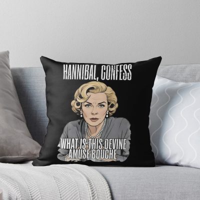 Hannibal S Divine Amuse Bouche Archer Style Throw Pillow