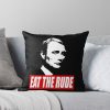 Eat The Rude Hannibal Dark Throw Pillow